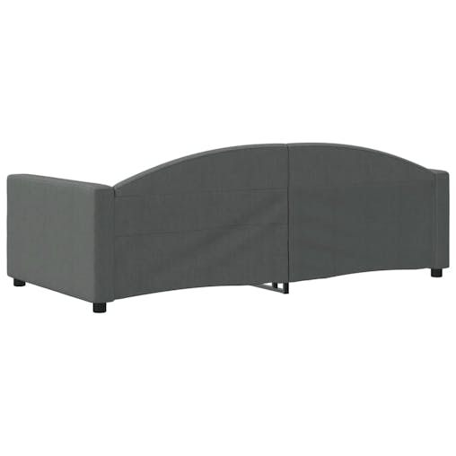 NNEVL Day Bed Dark Grey 90x190 cm Fabric