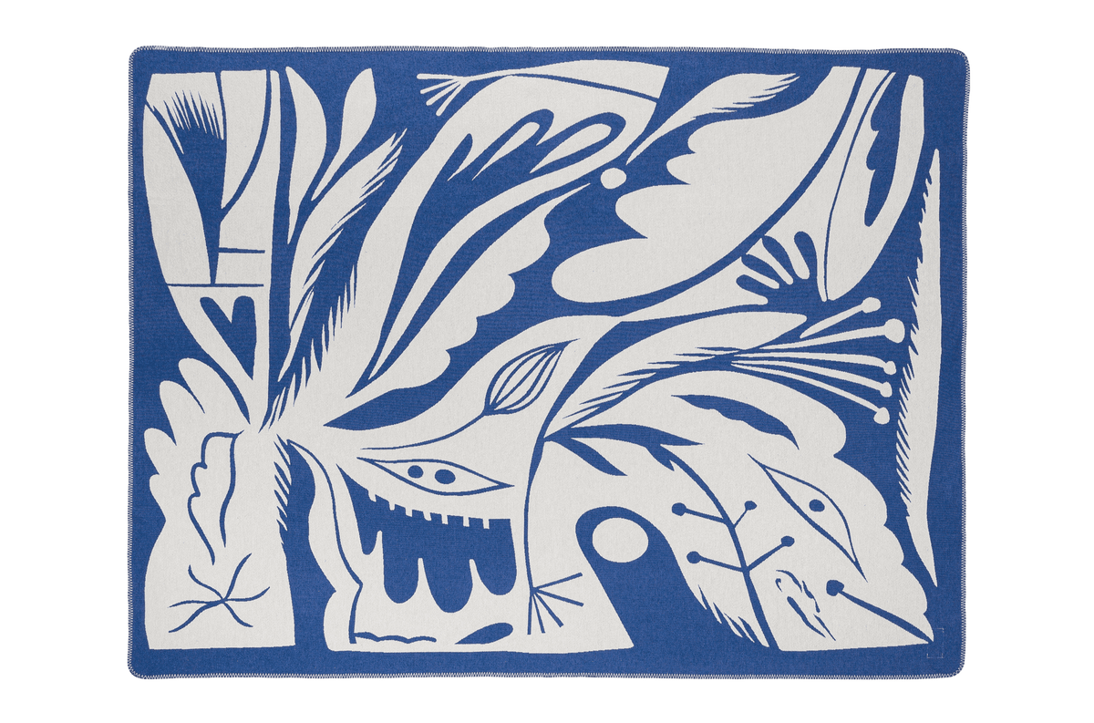 noo.ma LINO Katoenen deken - Blueberry Pie