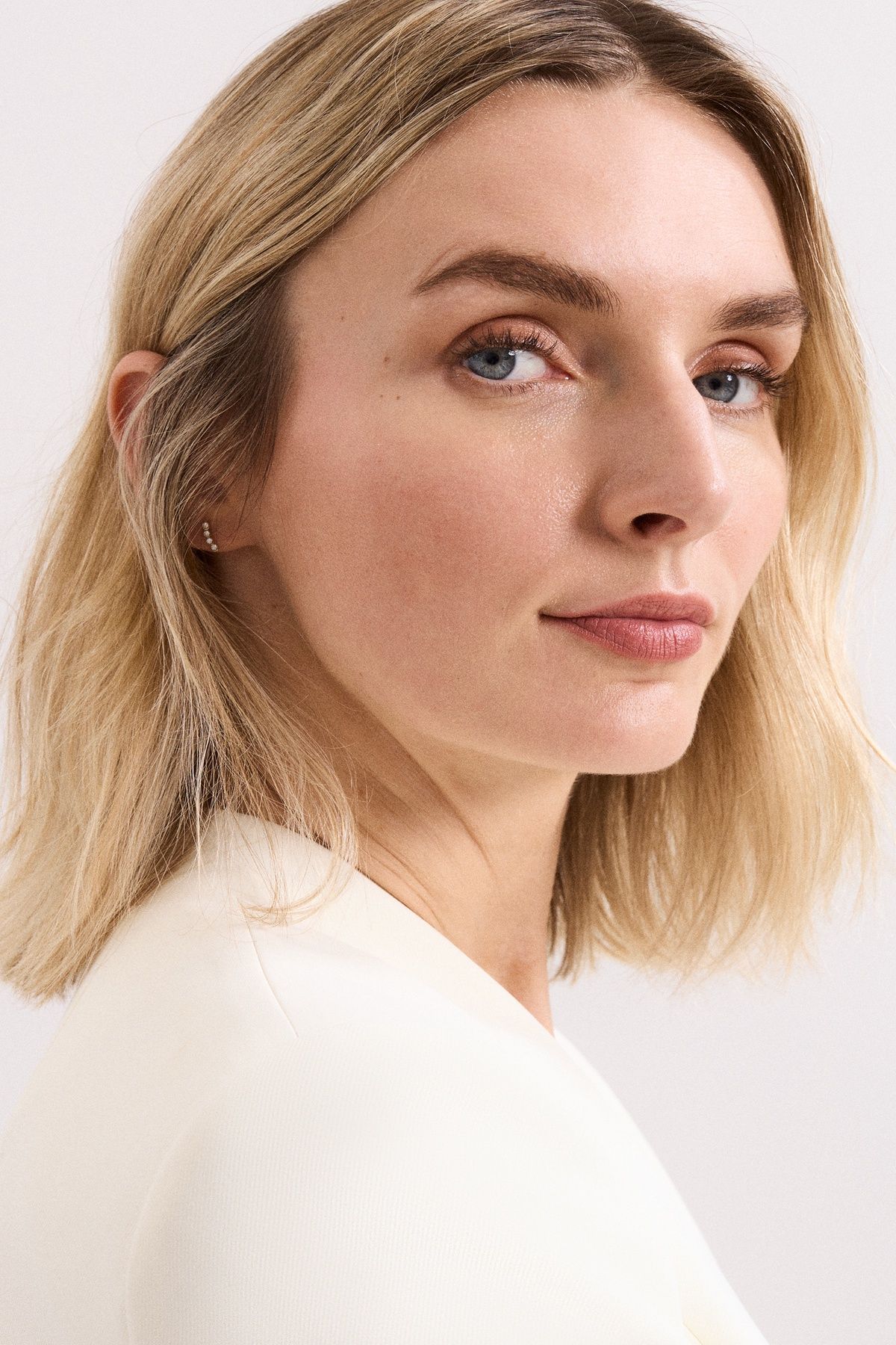 Phase Eight Linear Four Stone Stud Earrings