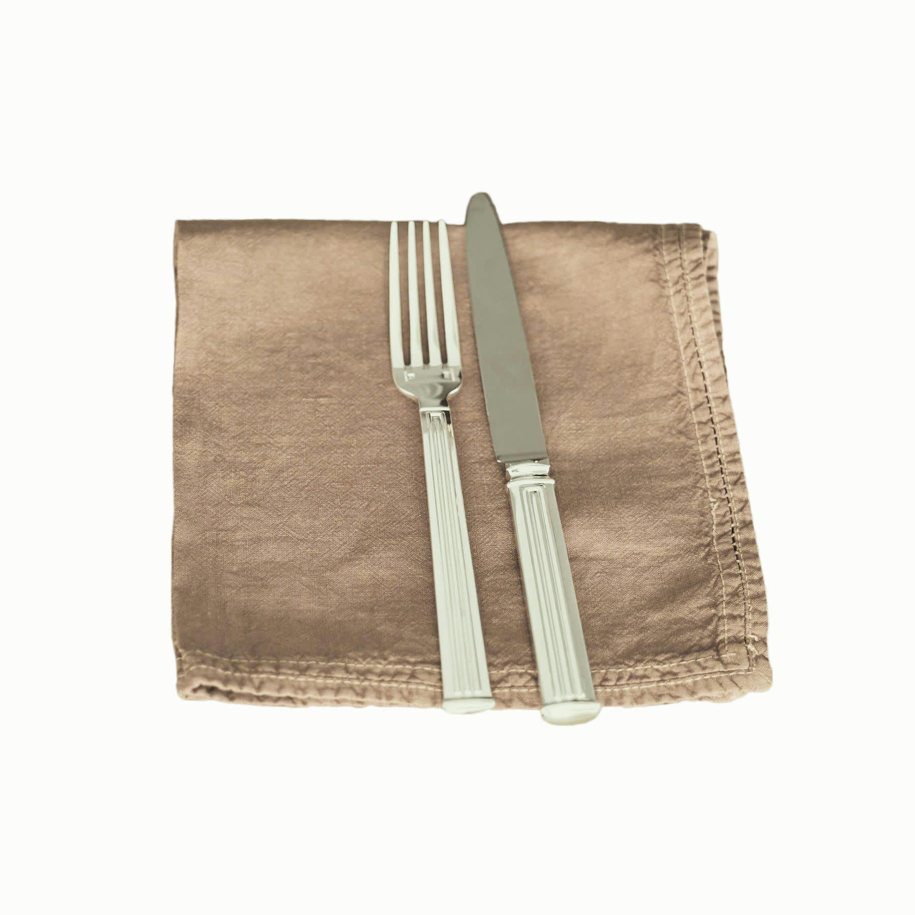 BASES DE LA TABLE - Serviette de table  Lin pur lavé  Chameau  45x45