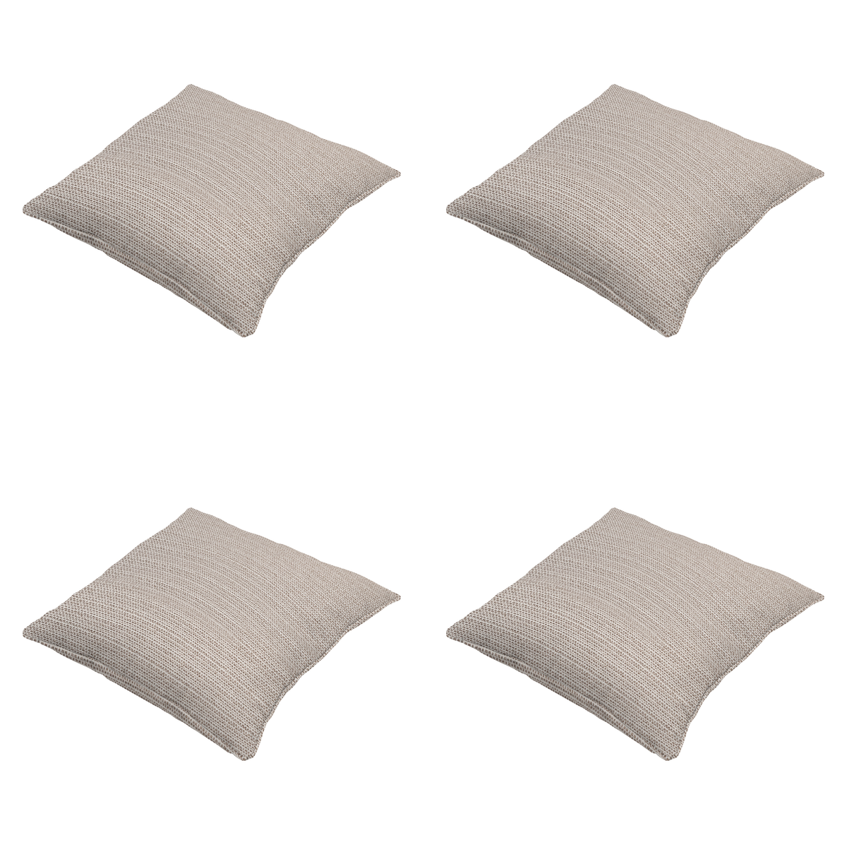 Madison sierkussen Richmond - beige - 50x50x10cm - set van 4