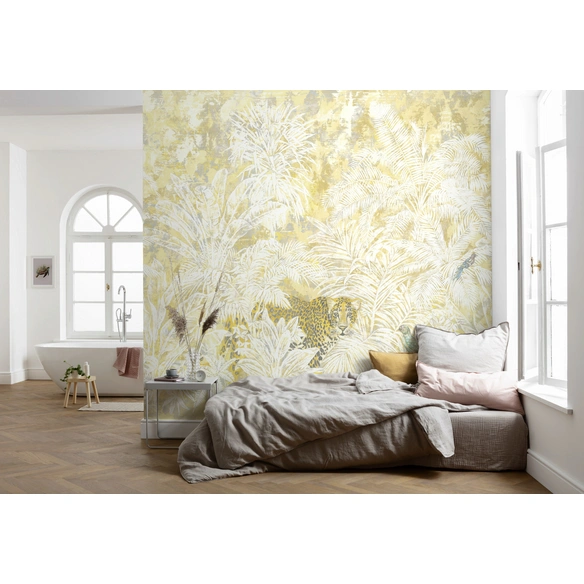 Vliestapete, Blumen, bunt