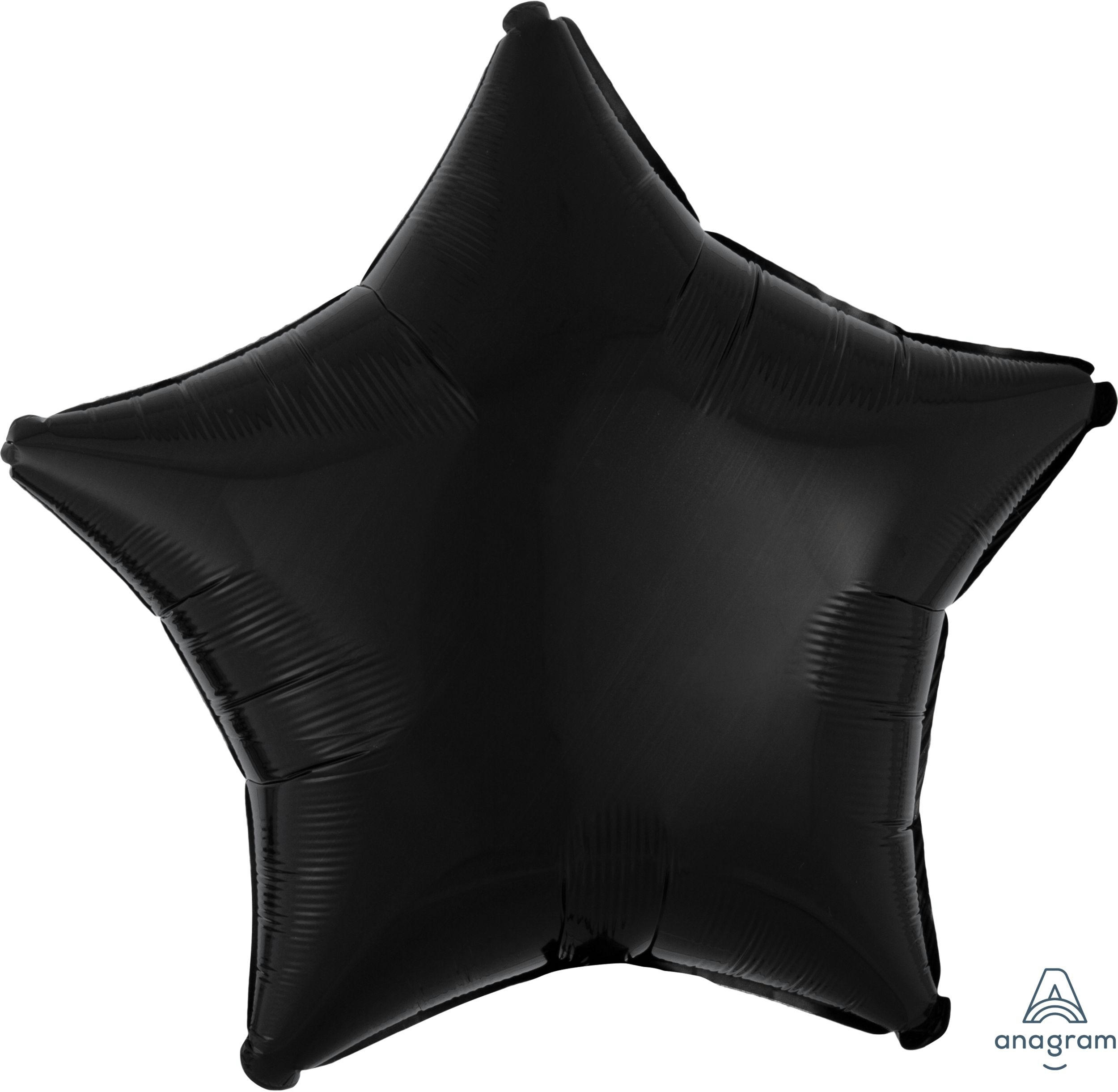 Star Foil Balloon, Assorted Colours, 19-in, Helium Inflation & Ribbon Included for Birthday/Graduation