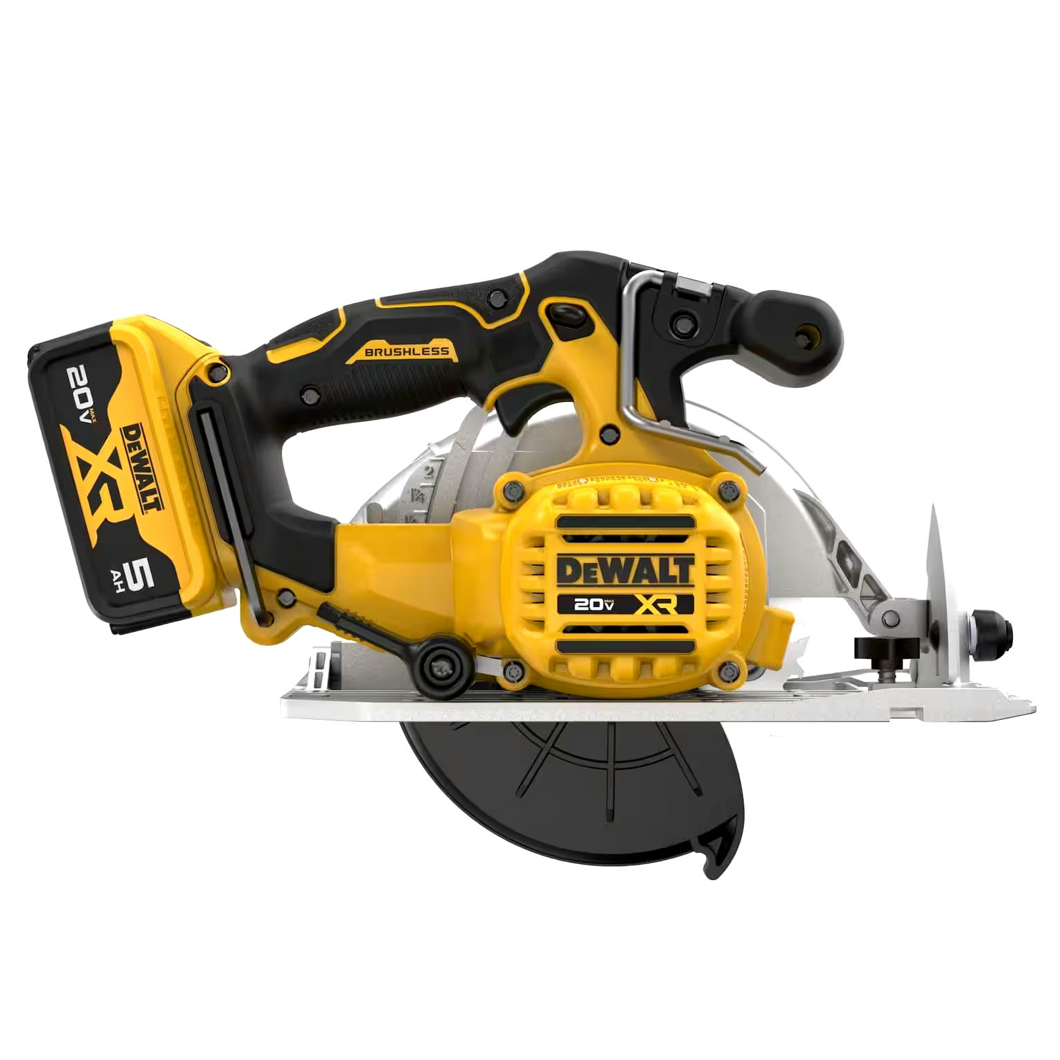 DEWALT DCS565P1 20V MAX XR Brushless Circular Saw Kit, 6-1/2-in, 5.0Ah