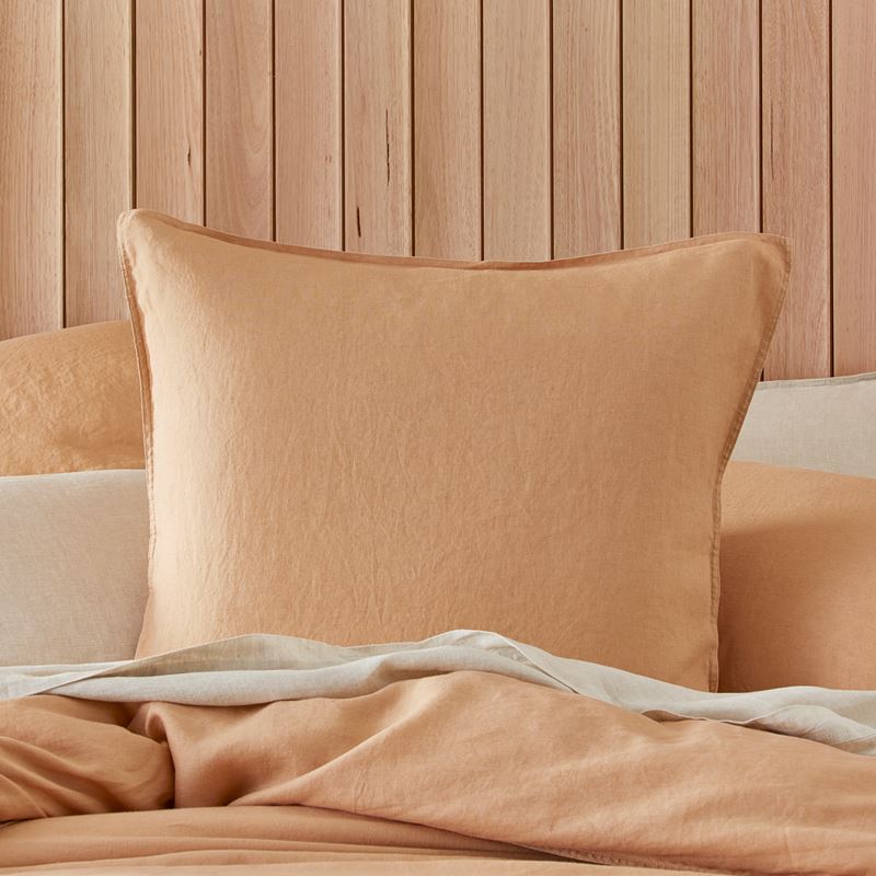 Vintage Washed Linen Egg Shell Quilt Cover Separates