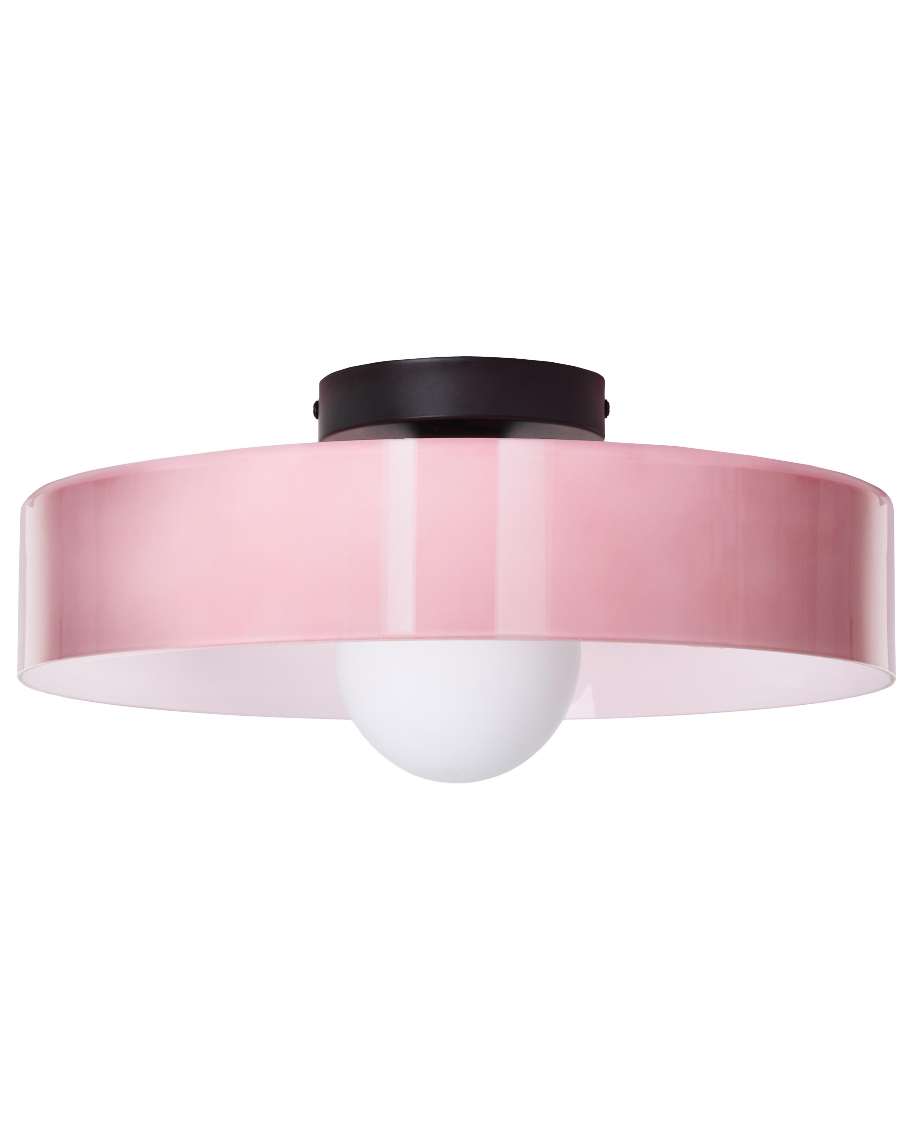 Ceiling Lamp LUGUSE Glass Pink