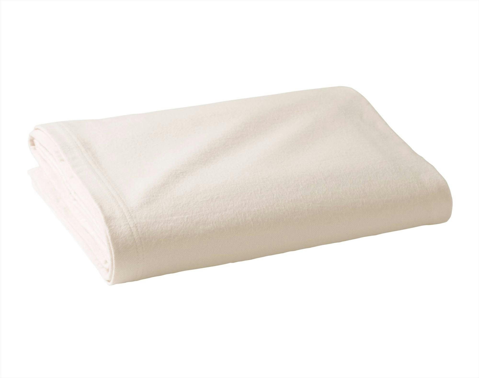 COUVERTURE D'ETE - Couverture tempérée 120x150 naturel en coton