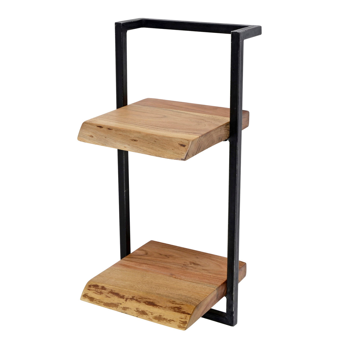 Giga Meubel Wandplank Edge - Naturel Acaciahout - 30x25x65cm