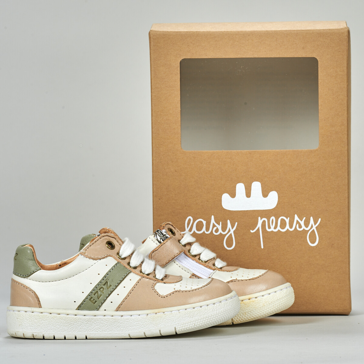 Easy Peasy - MY GRANDE BASKET LACET - White