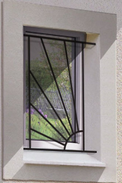 Grille de Defense Soleil pour Fenetre H 75 cm x L 80 cm (côte tableau)