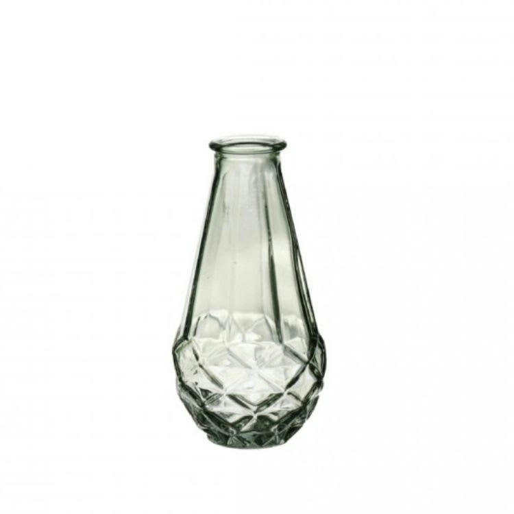 bottle vichy - Vase vert clair H.14cm (Lot de 3)