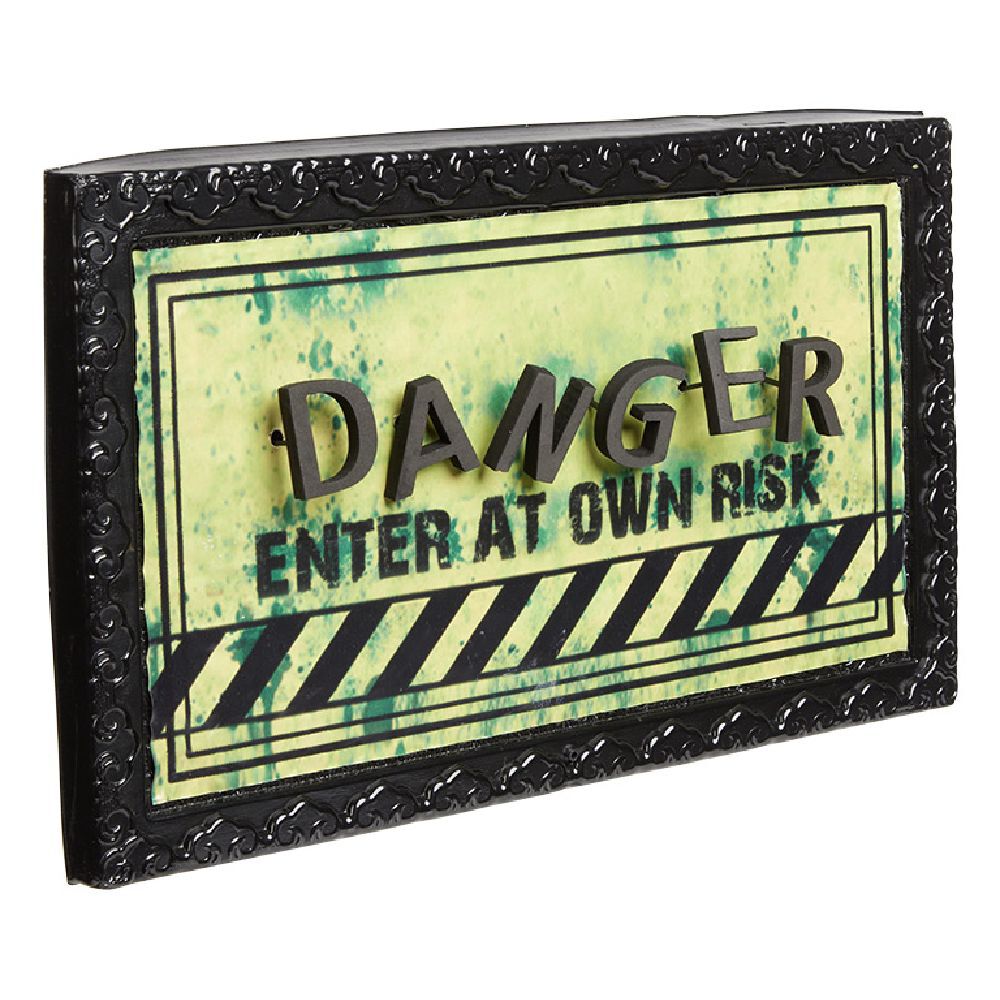 Pancarte animée danger