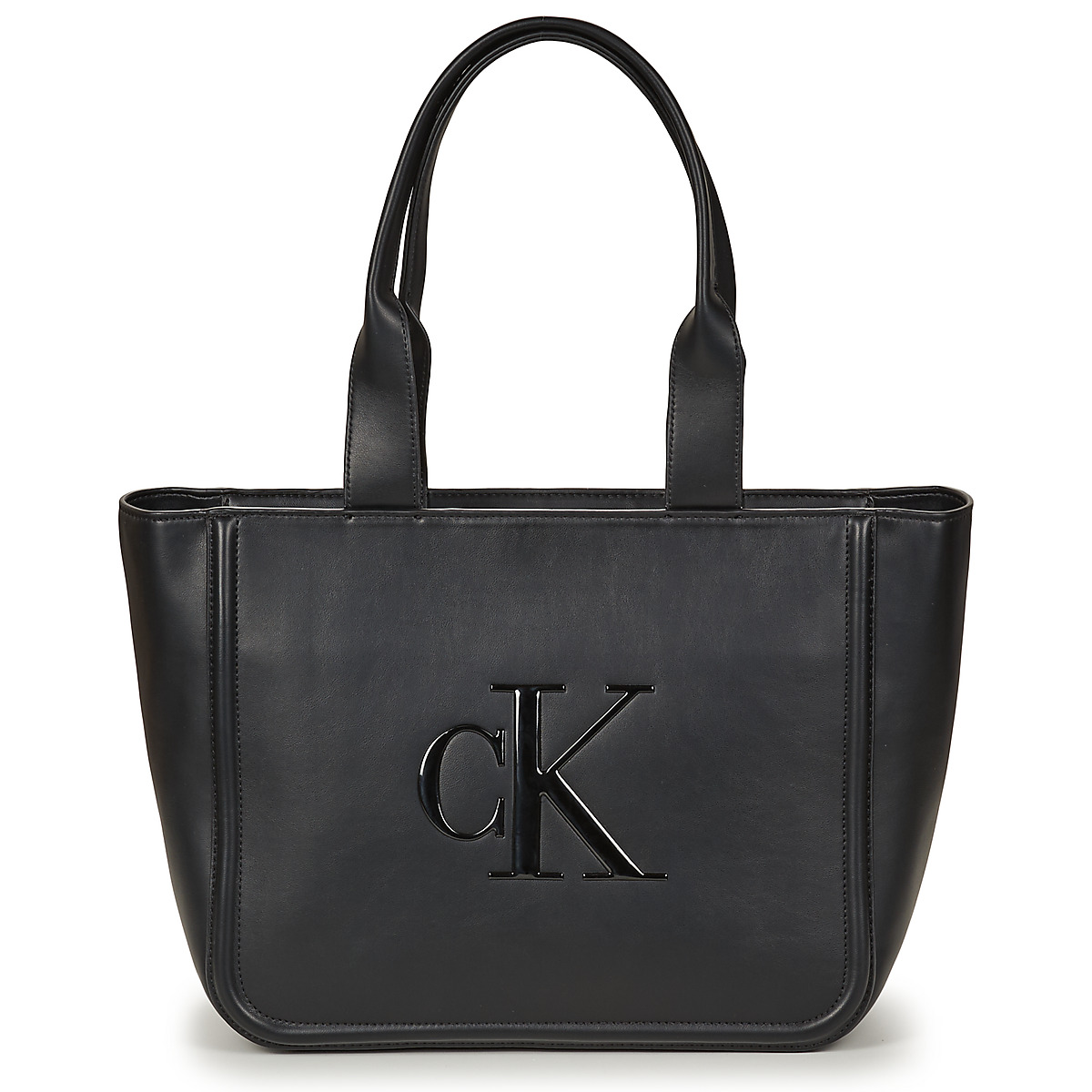 Calvin Klein Jeans - BOLD CK MEDIUM TOTE - Black