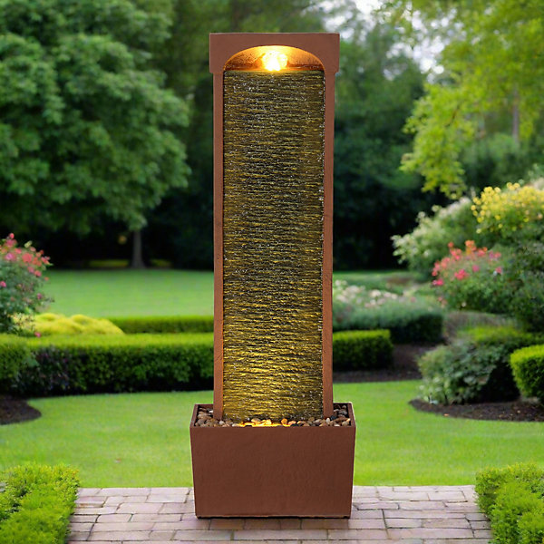 Fontaine LED en polyrésine, rouge Teamson Home