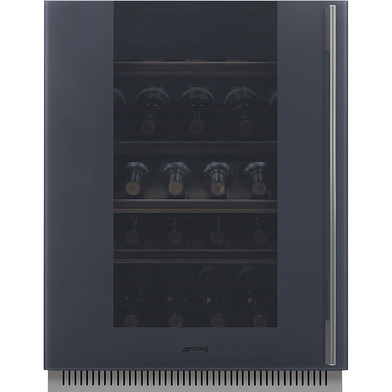 60cm Linea U/C Wine Cooler with Left Hand Hinge Neptune Grey