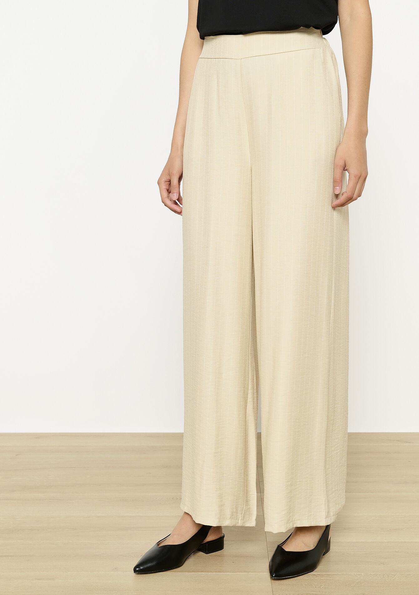 Luchtige broek met streep