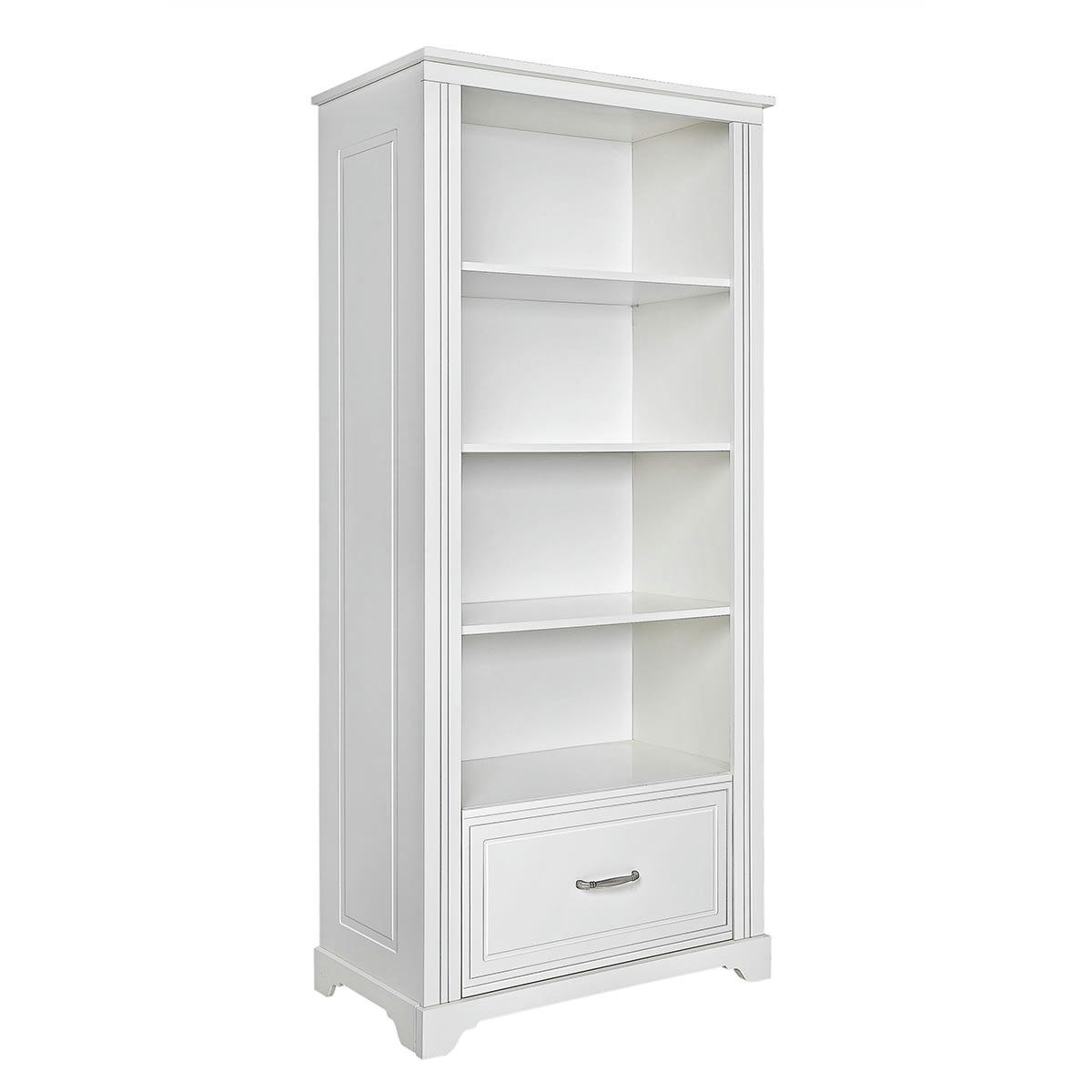 MELODY - Bibliothèque 1 tiroir blanc