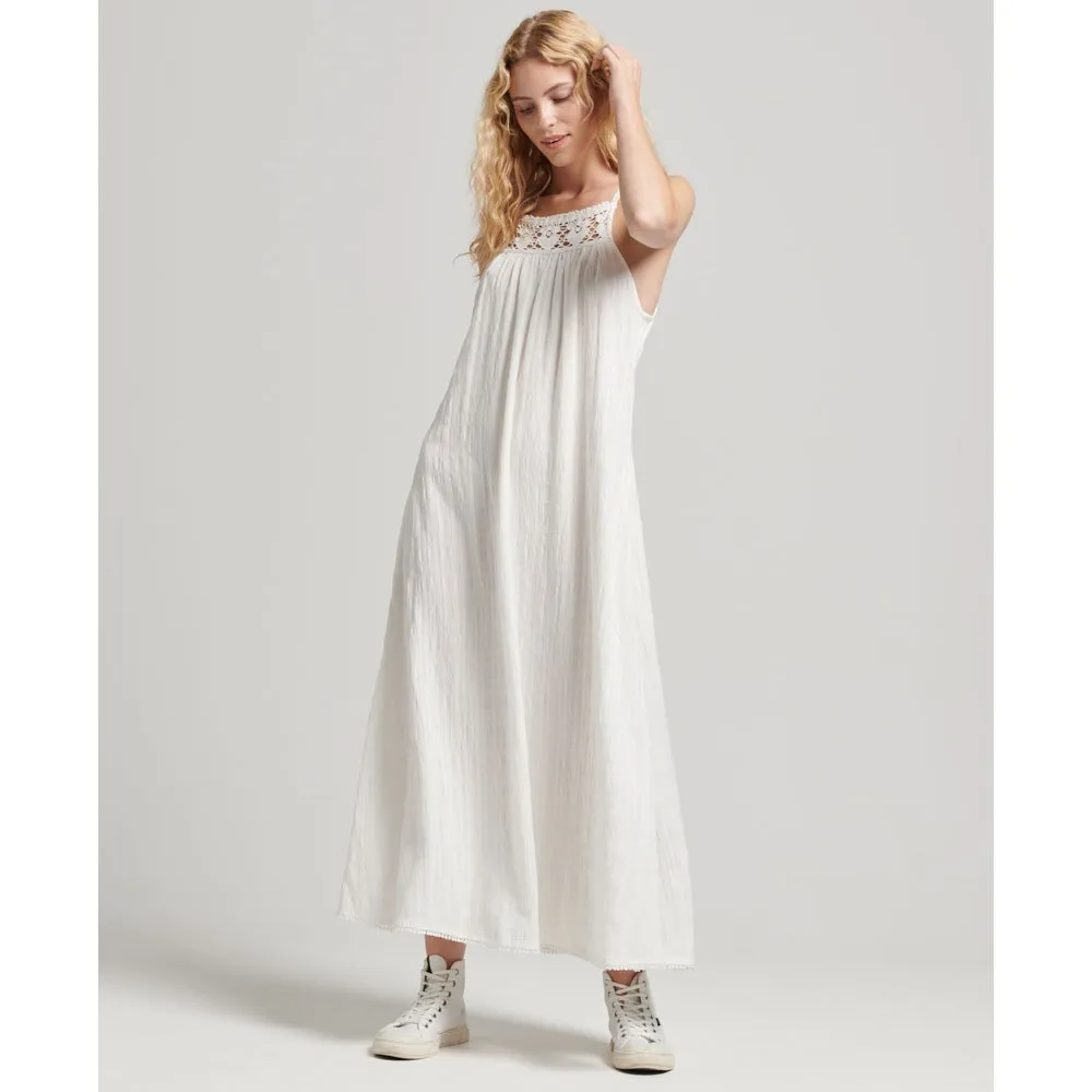 Superdry Vintage Long Halter Cami sleeveless dress