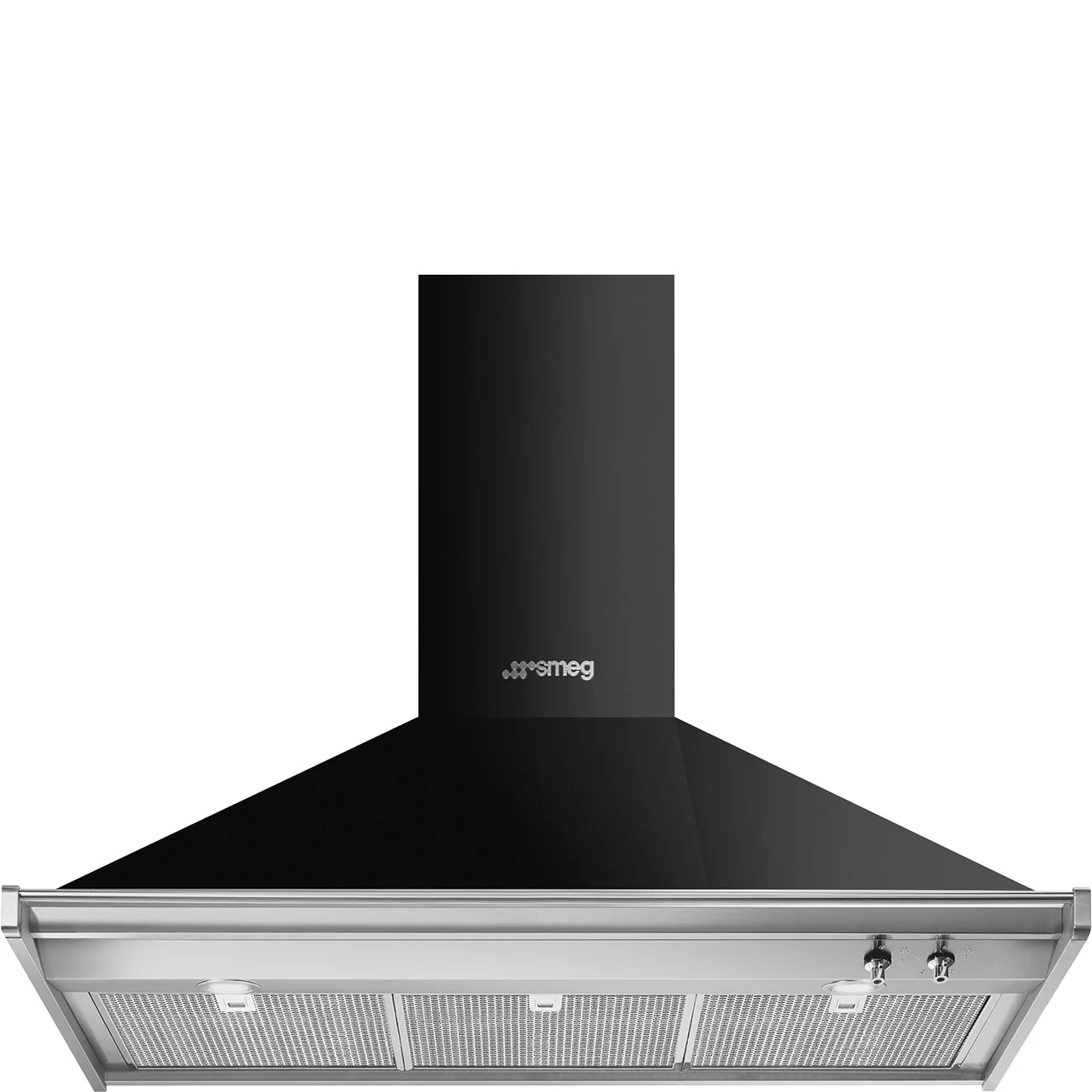 100cm Opera Chimney Hood Black