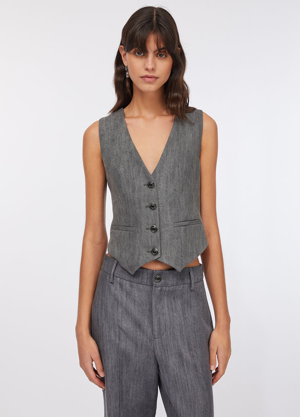 Gilet in denim