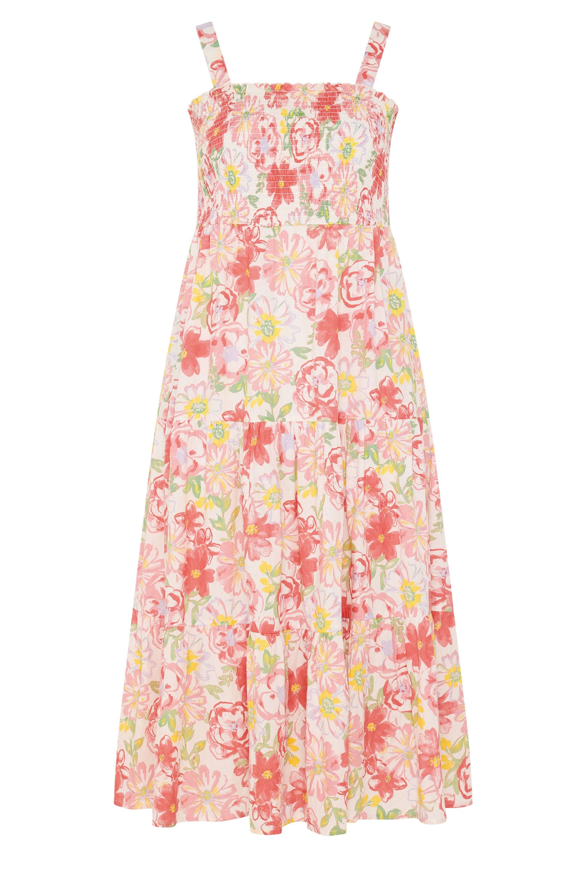 Yours Floral Tiered Sundress