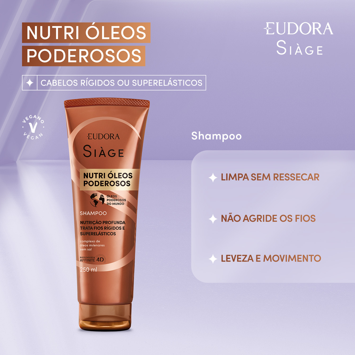 Shampoo Siàge Nutri Óleos Poderosos 250ml