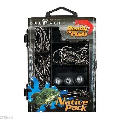 Wilson 56 Piece Native Pack In Fishing Tackle Box - Tackle Kit