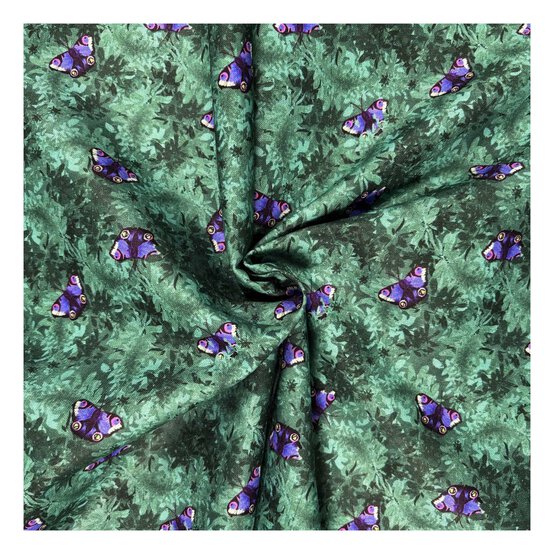 Woodland Wonders Hidden Butterflies Cotton Fabric by the Metre