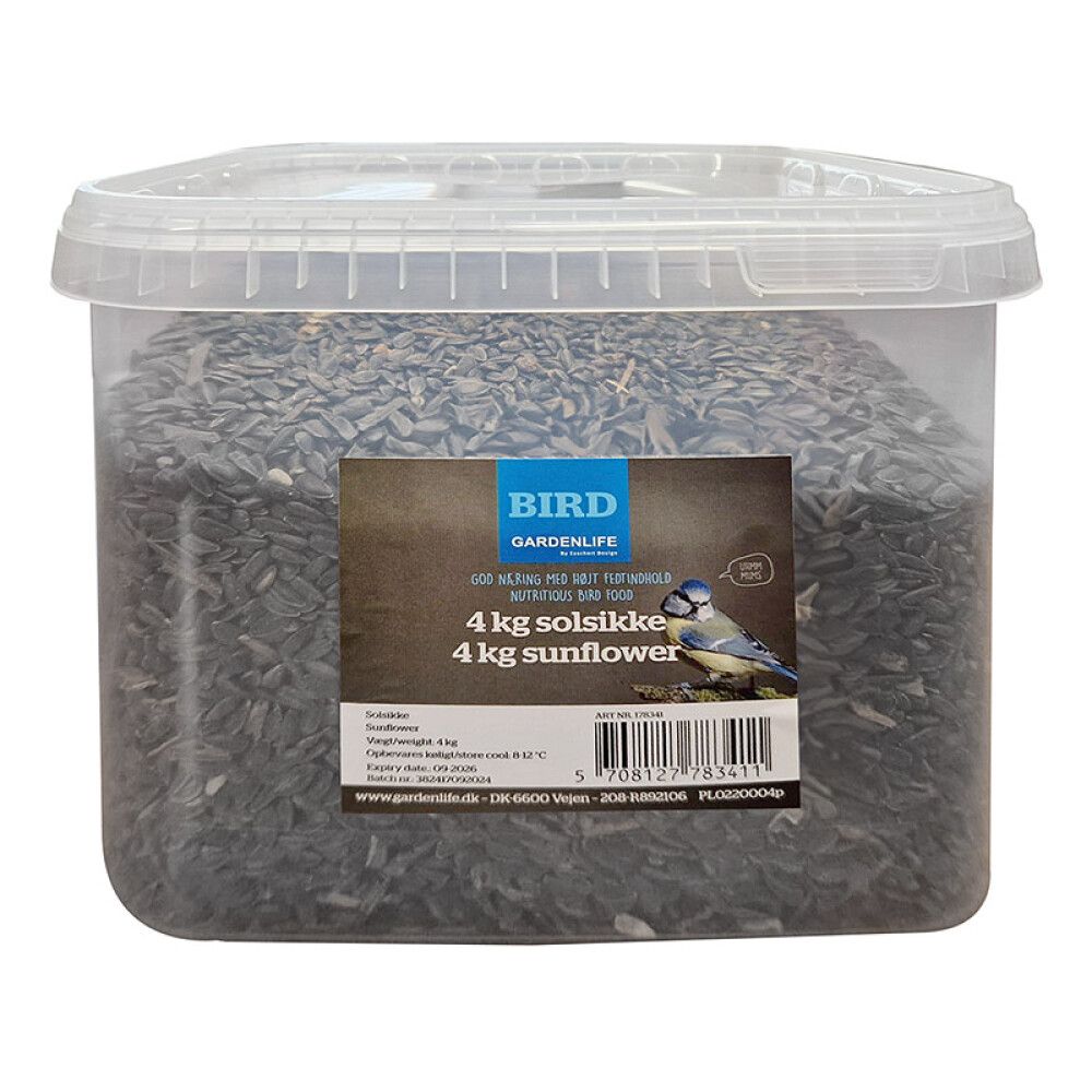 FUGLEMAT GARDEN LIFE SOLSIKKEFRØ 4KG