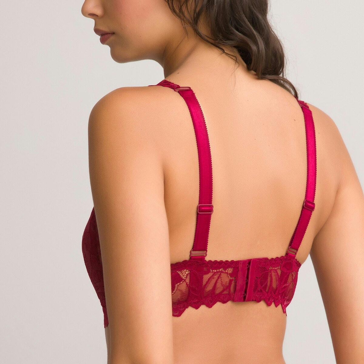 Soutien-gorge foulard sans armatures en dentelle