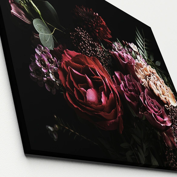 Keilrahmenbild »Barock flowers III«, Rahmen: Holzwerkstoff, natur