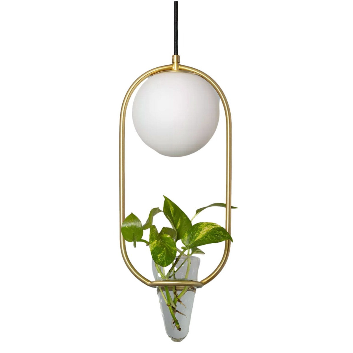 Lampa wisząca złoto-biała Milano 1xE27x40W wym: 120x19,5x20 cm Abruzzo