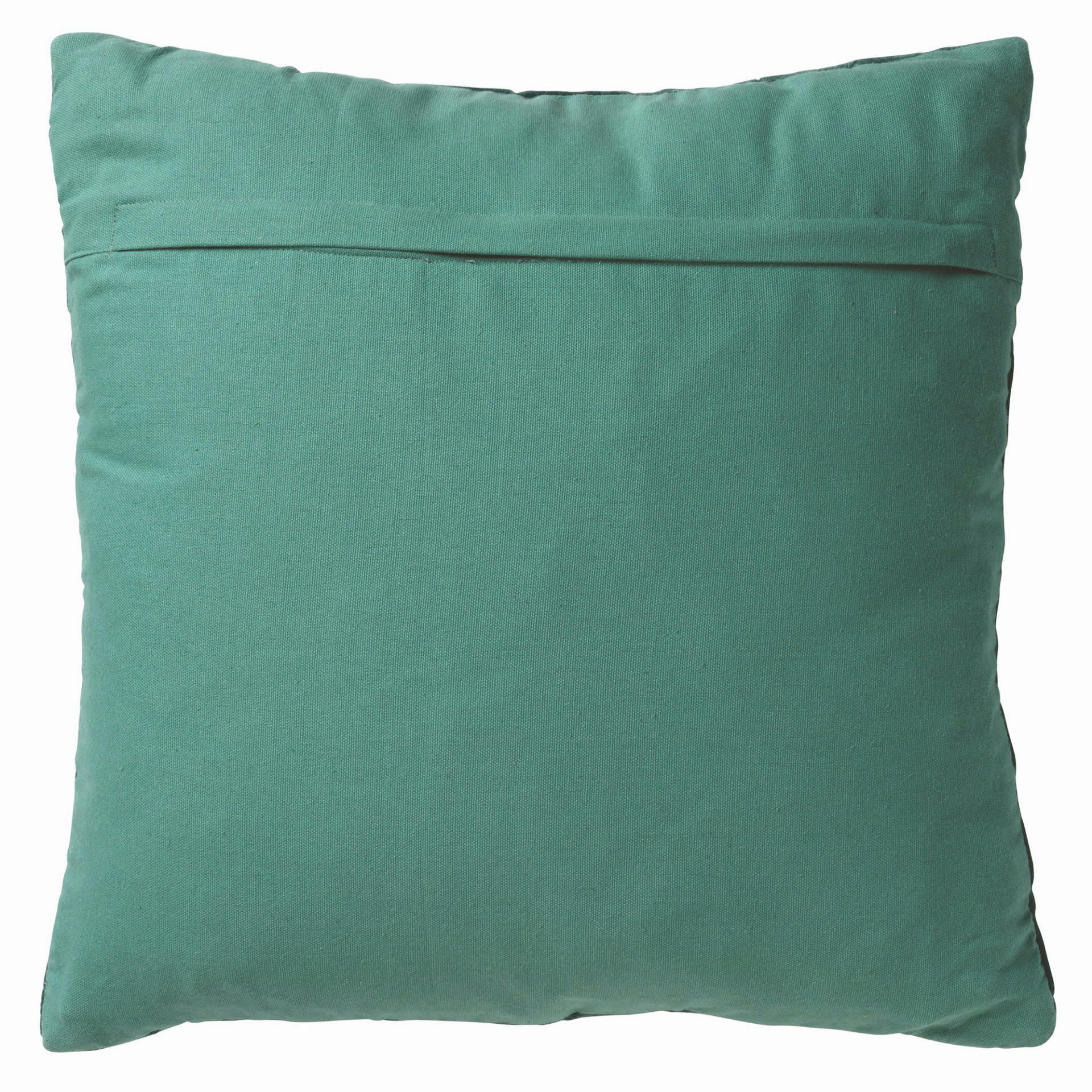 GIDI - Housse de coussin vert en velours-45x45 cm uni