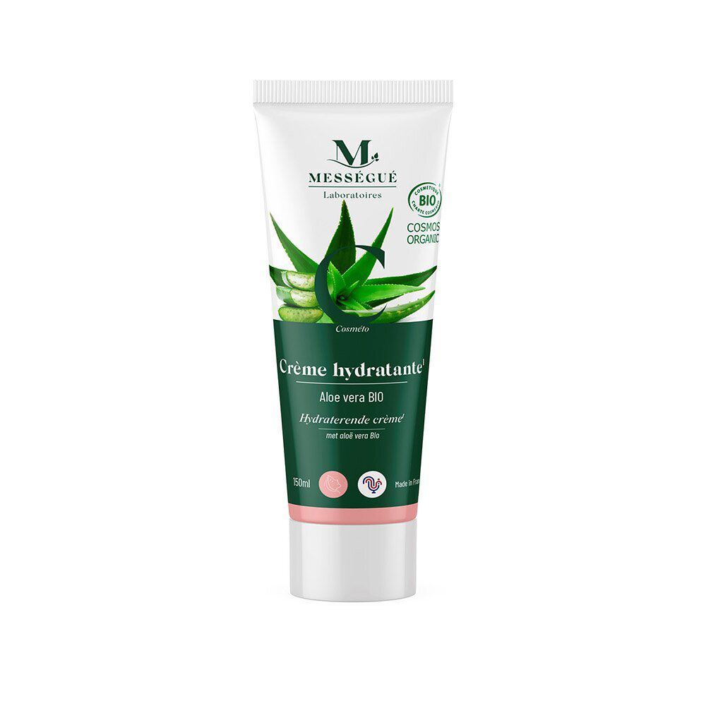 Crème hydratante visage corps mains Mességué à l'aloe vera bio 150ml