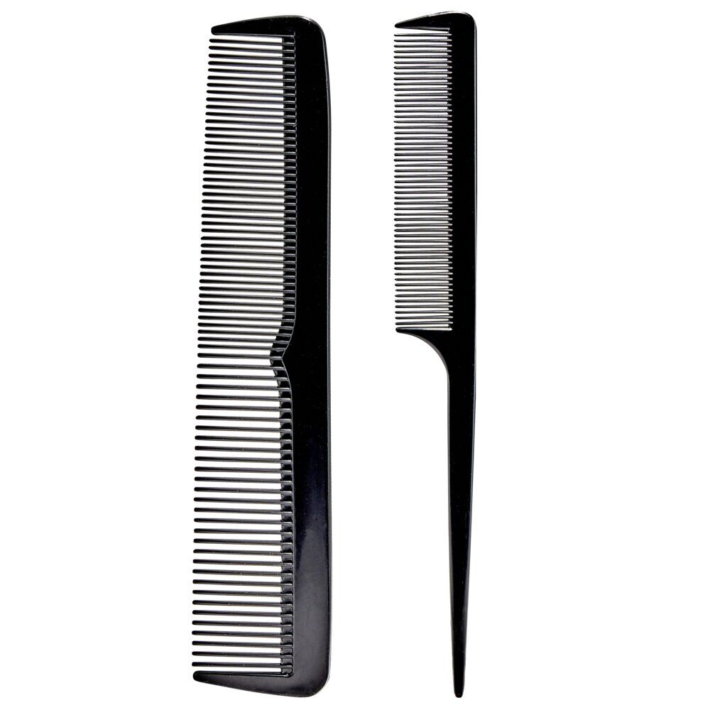 Peigne à cheveux x2 noir L21cm
