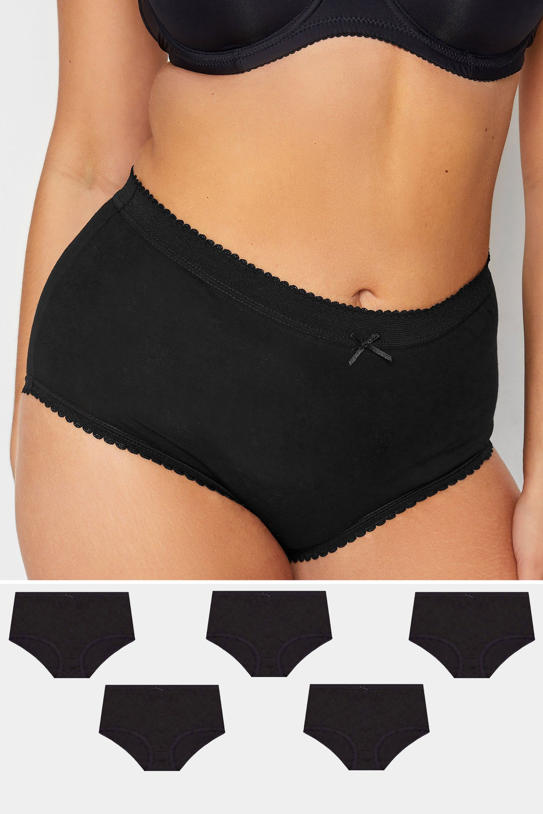 Yours 5 Pack Cotton Full Briefs