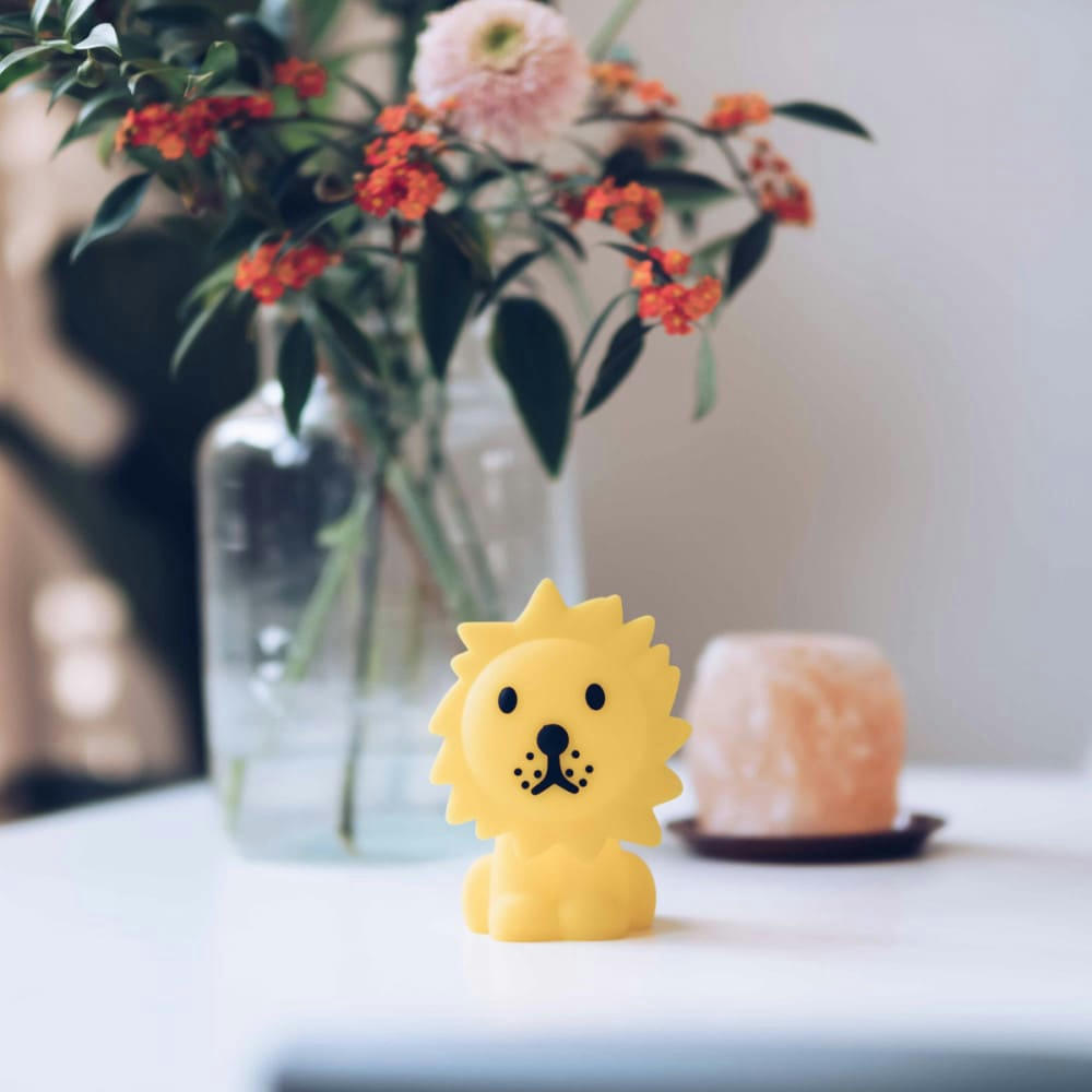 BUNDLE OF LIGHT - Veilleuse bundle of light lion silicone jaune
