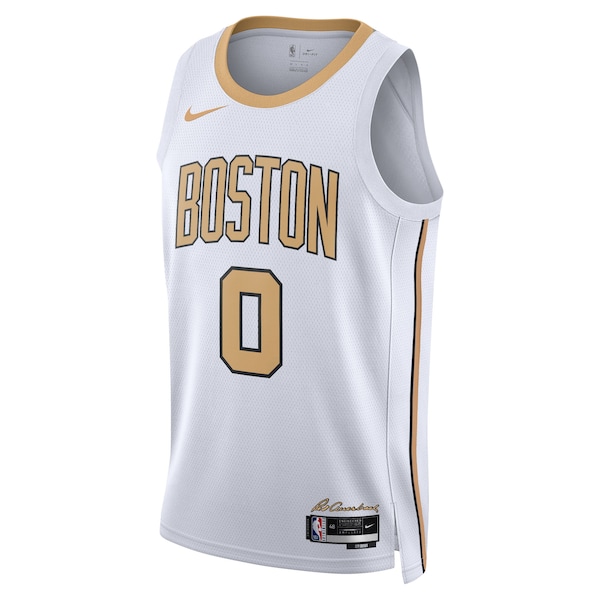 Jayson Tatum Boston Celtics Nike Unisex 2025/26 Swingman Jersey - White - City Edition