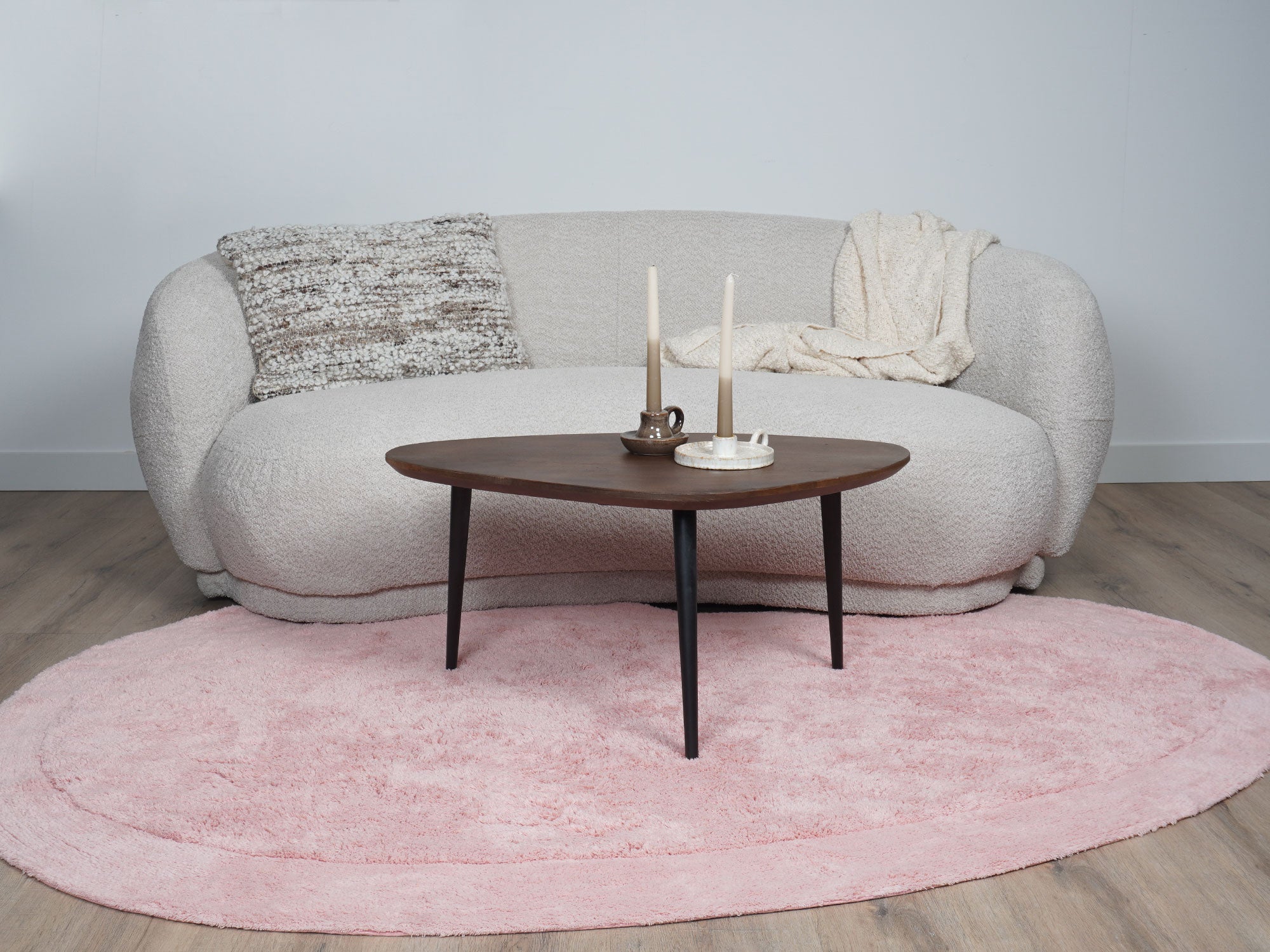 Veer Carpets - Wasbaar Vloerkleed Bodi - Pink 160 x 230 cm