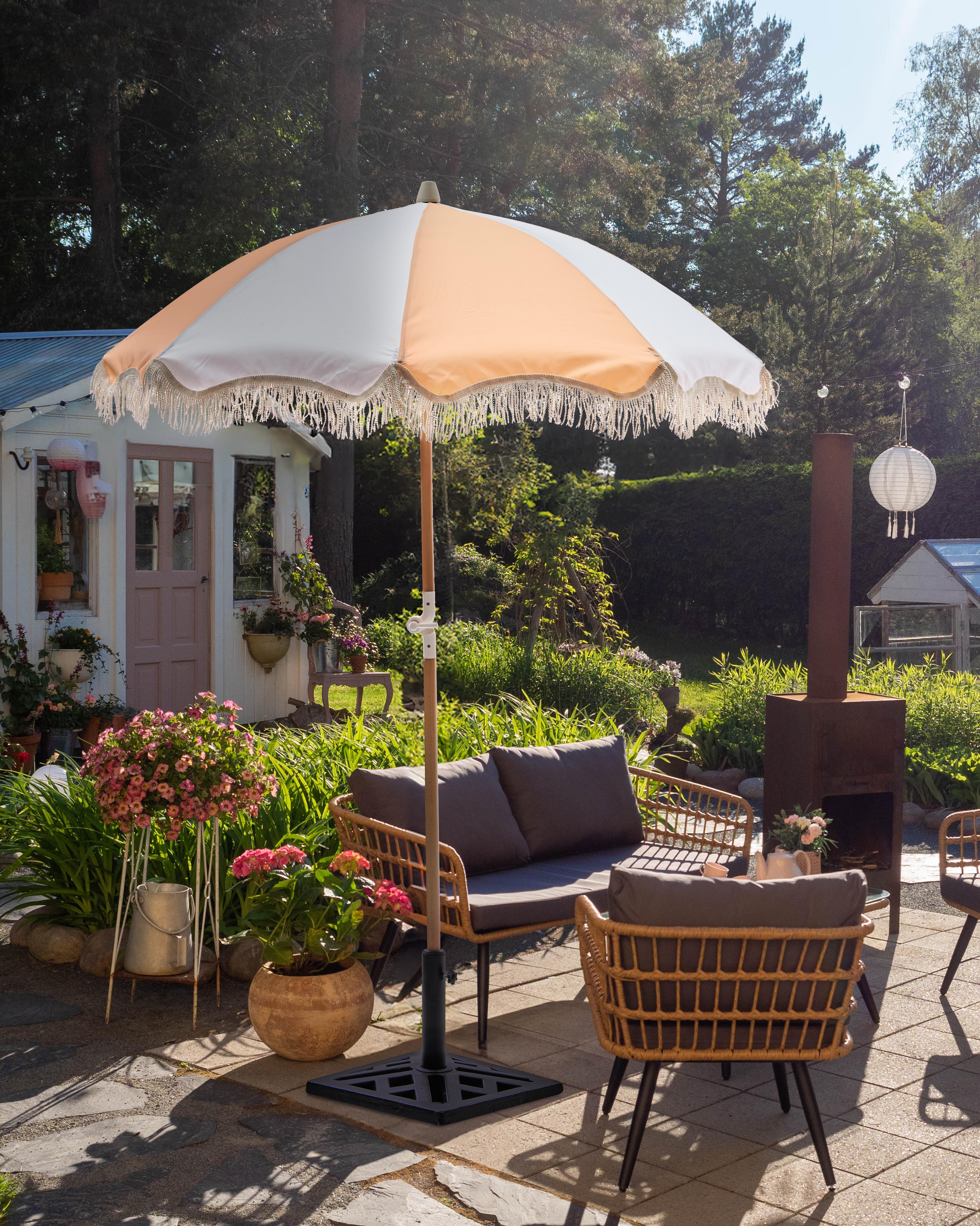 Patio Parasol 155 cm MONDELLO Orange