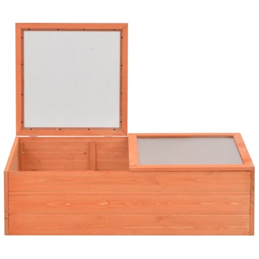 NNEVL Greenhouse Wood 100x50x34 cm
