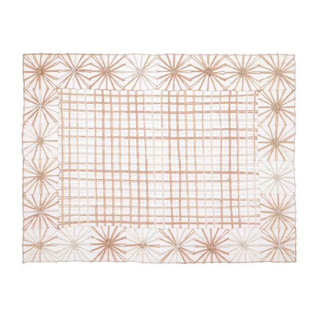 LUGAR AMERICANO 46 CM X36 CM BORDADO FILÉ