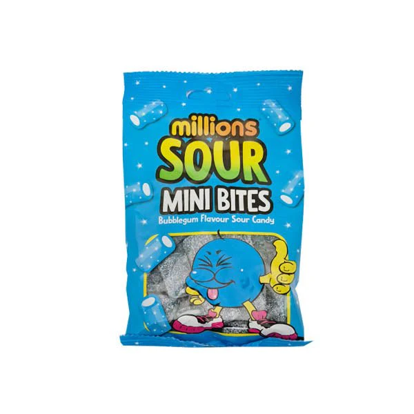 MILLIONS SOUR MINI BITES BGUM 140G