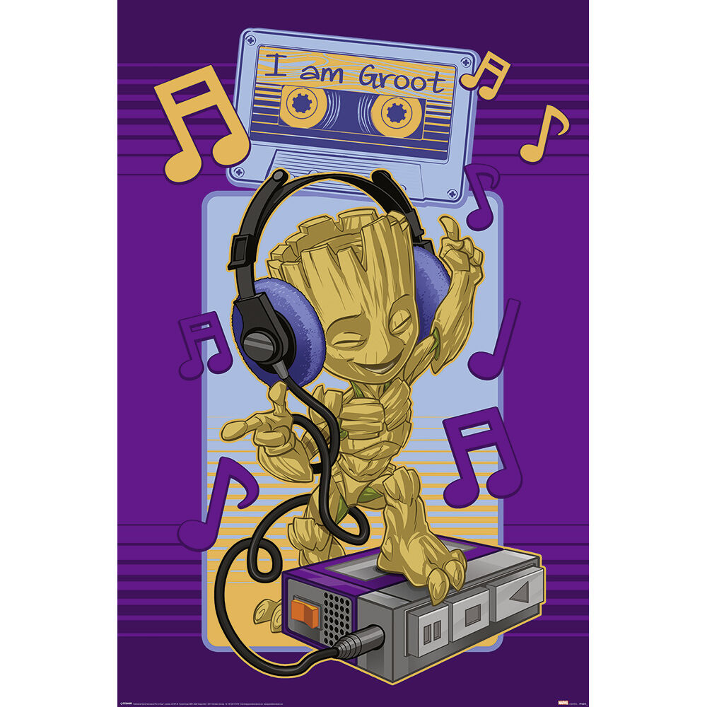 Poster Gardien de la Galaxie - I am Groot