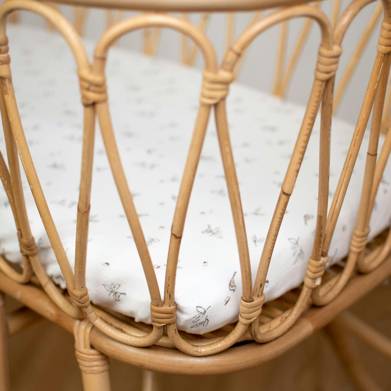 MELODY - Drap housse berceau en gaze de coton  40 x 80cm