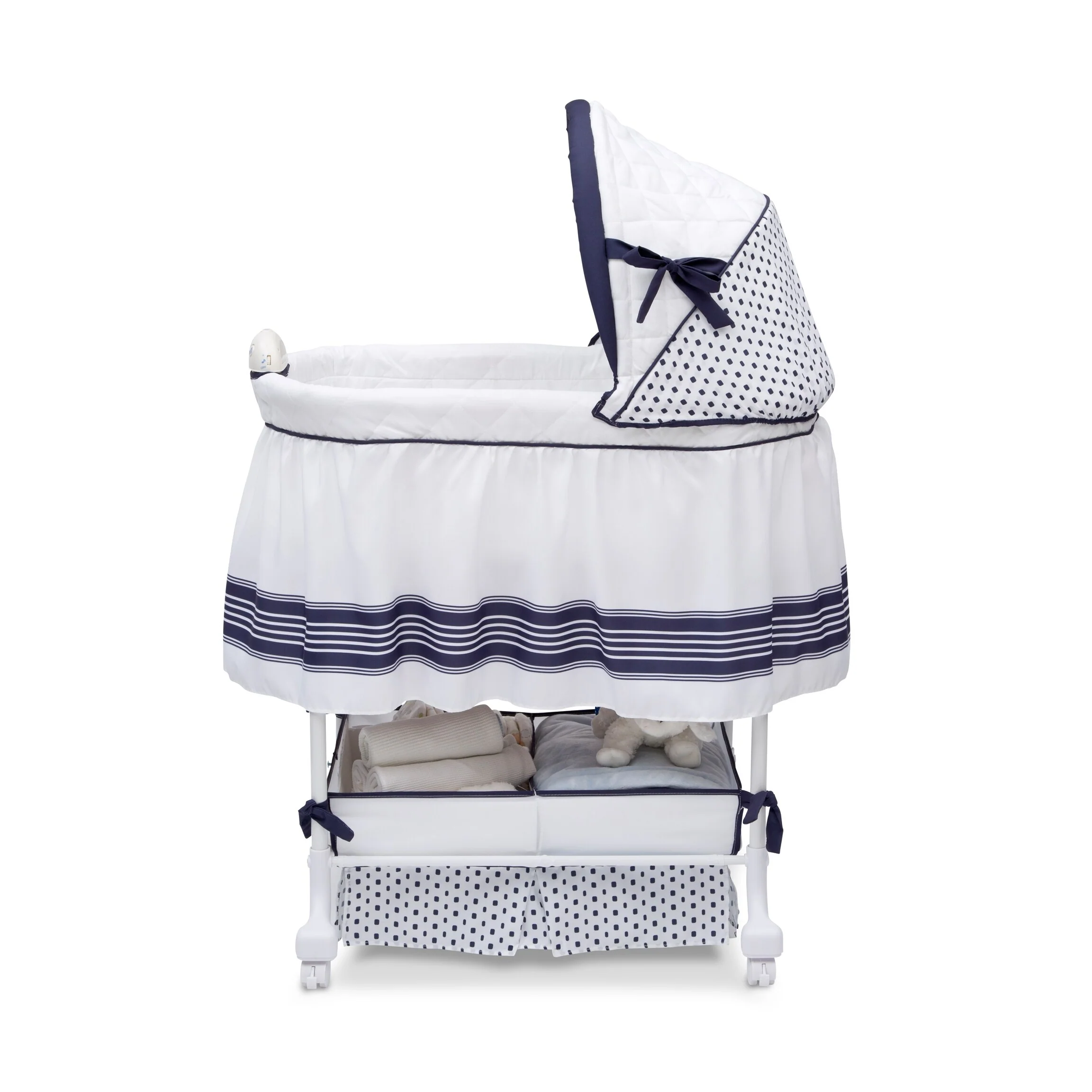 Delta Children Smooth Glide Bassinet, Marina