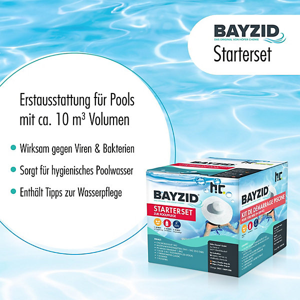 Kit De Démarrage Pour Piscine Avec 7 Pièces Dont Chlore, Ph Moins Et Multitabsx 1