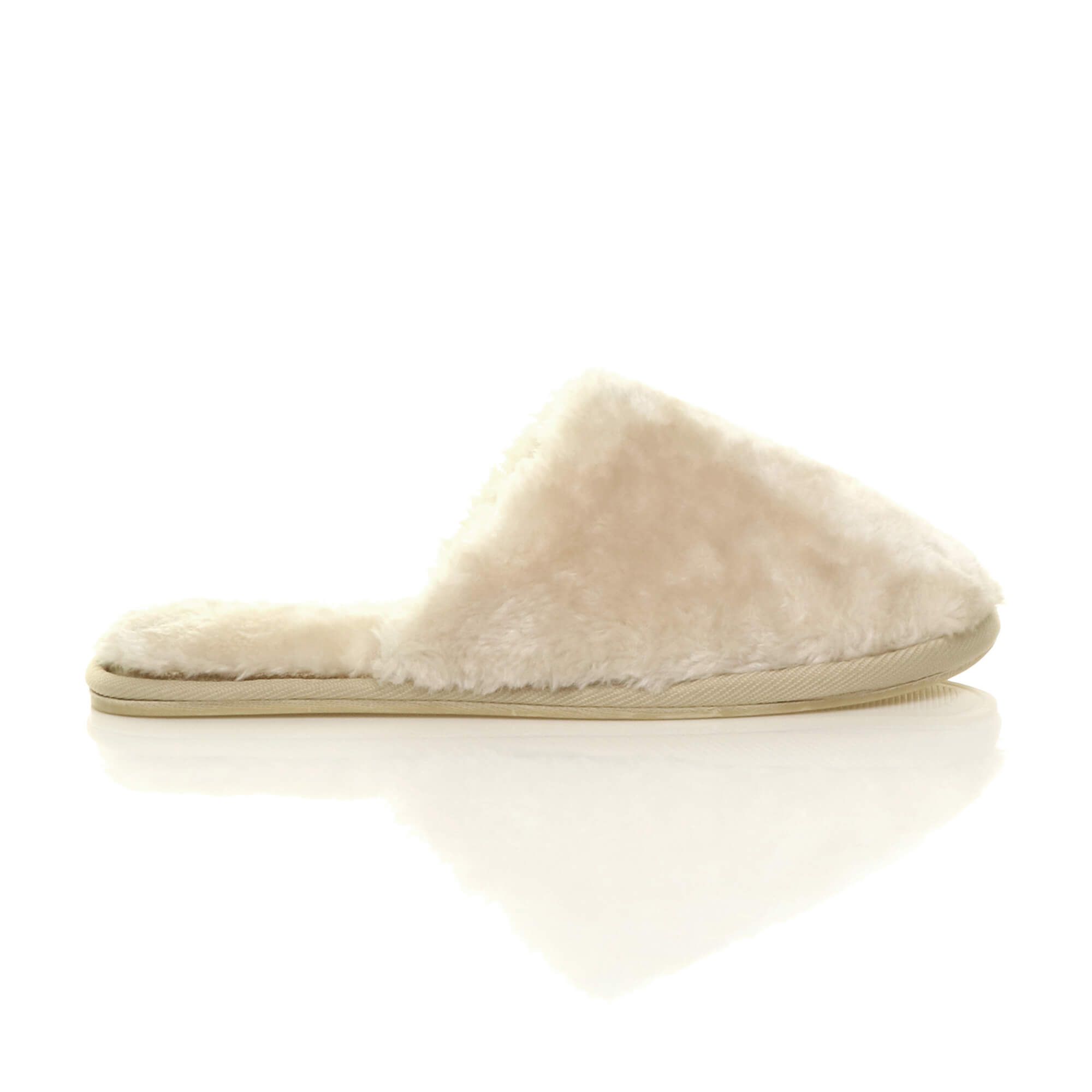 AJVANI Faux Fur Fluffy Slippers