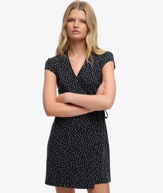 Athletic Essential Wrap Dress