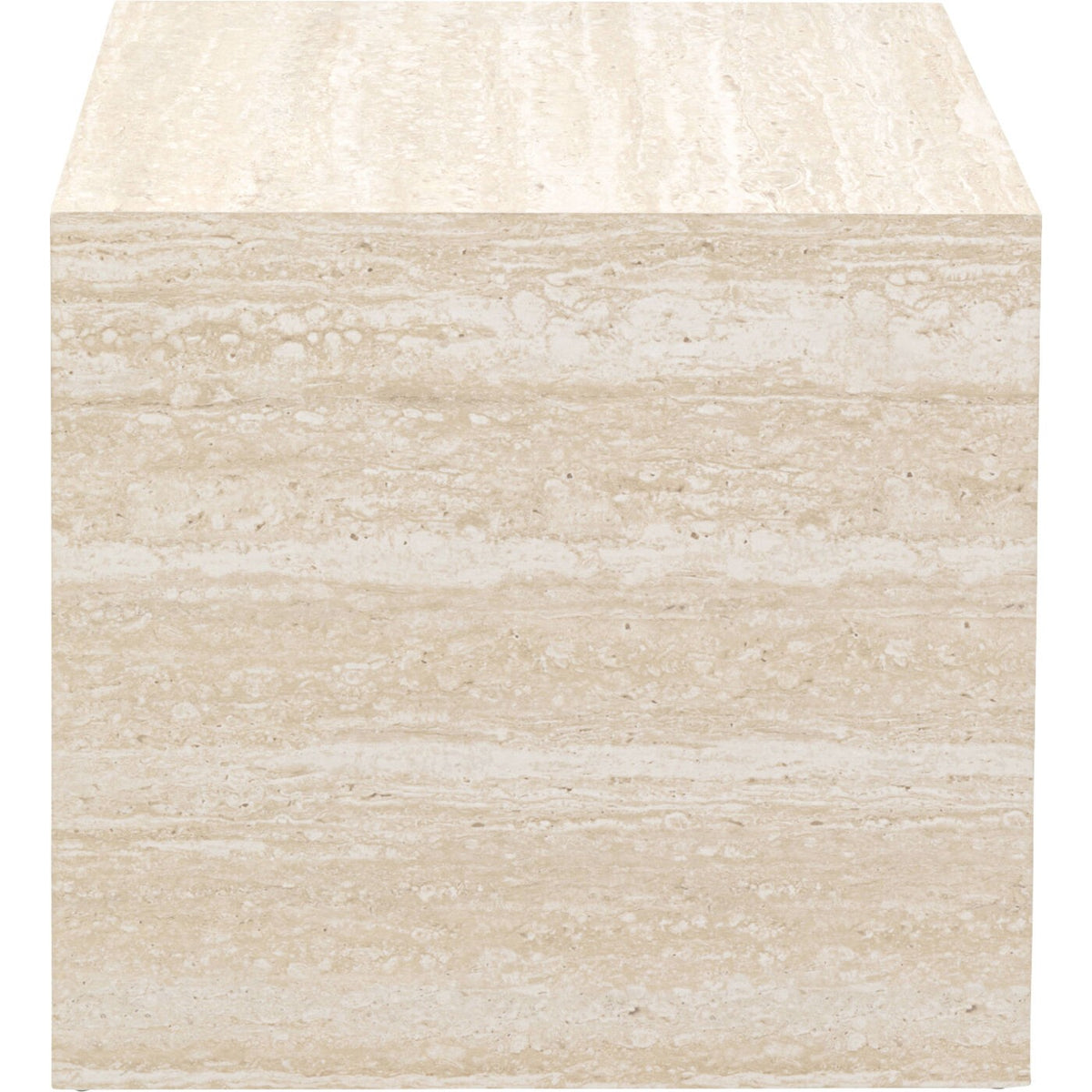 Kare Design Bijzettafel Travertino 45x45cm